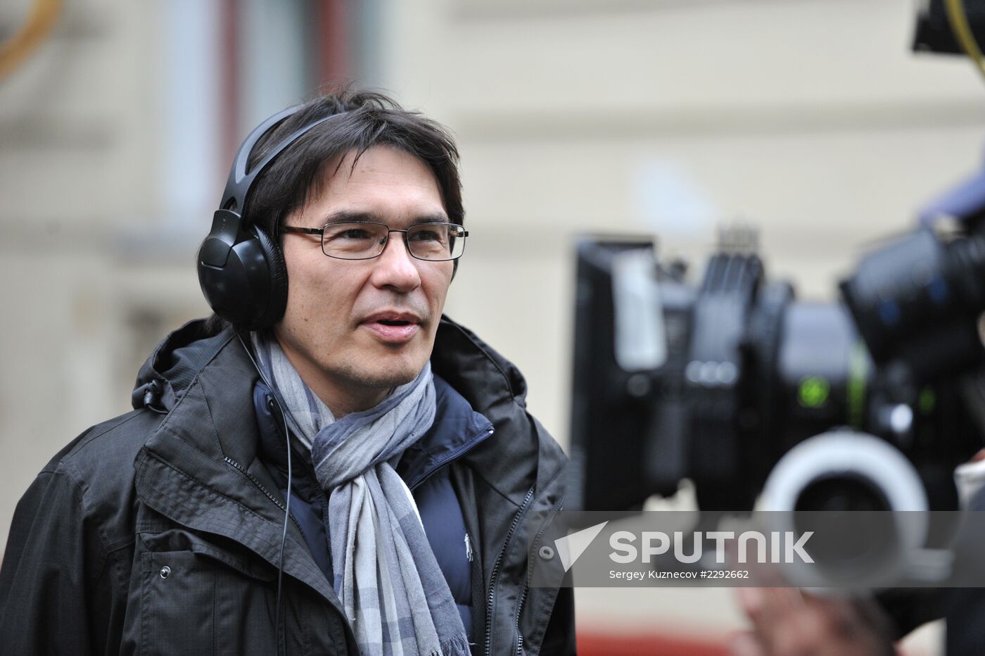 Filming Marat Kim's TV series "Women on the Verge"