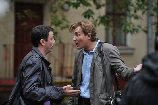 Filming Marat Kim's TV series "Women on the Verge"