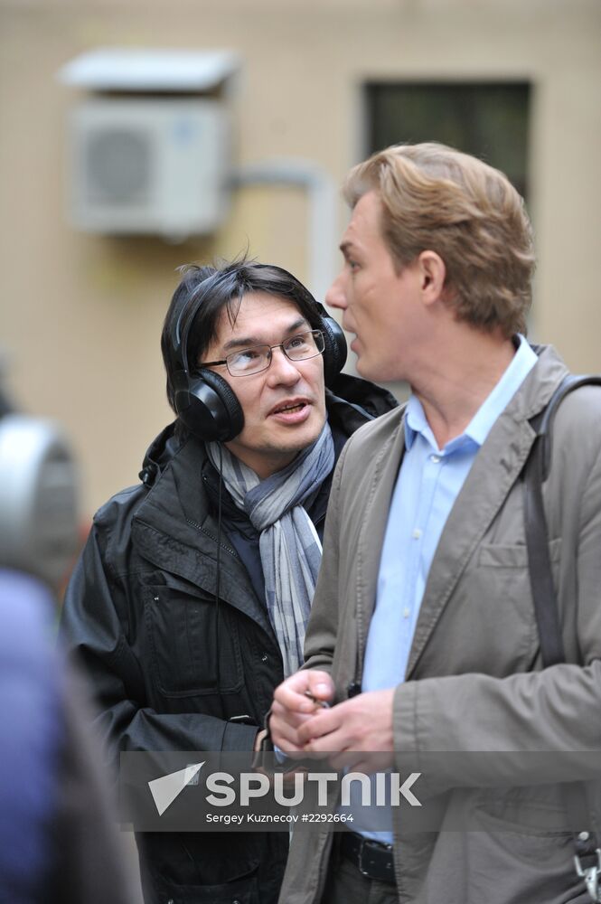 Filming Marat Kim's TV series "Women on the Verge"