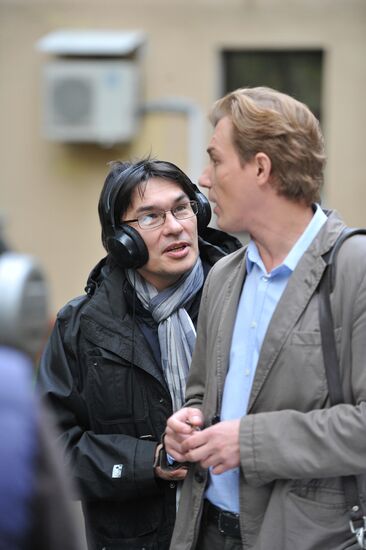 Filming Marat Kim's TV series "Women on the Verge"