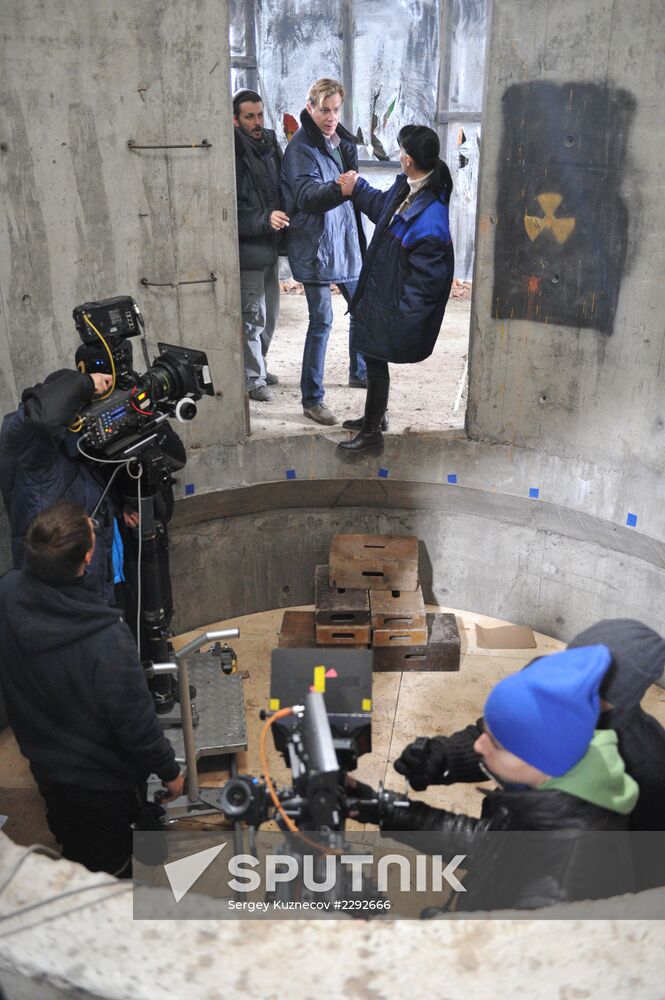 Filming Marat Kim's TV series "Women on the Verge"