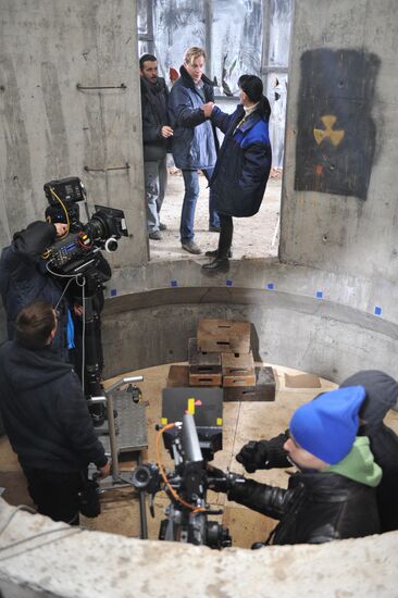 Filming Marat Kim's TV series "Women on the Verge"