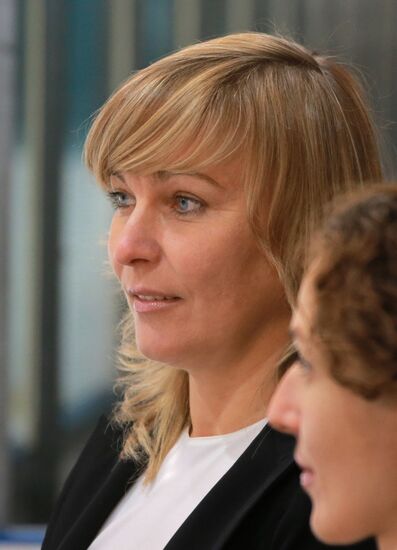 Russian speed skater Svetlana Bazhanova