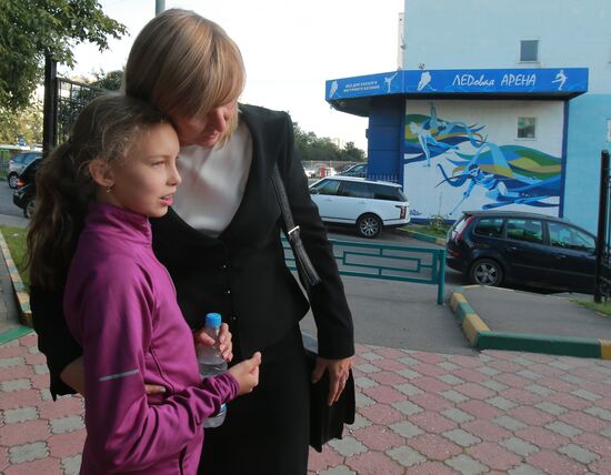 Russian speed skater Svetlana Bazhanova