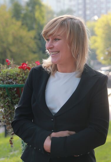 Russian speed skater Svetlana Bazhanova