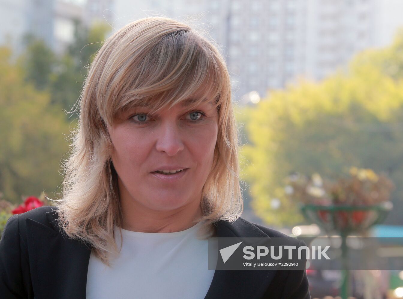 Russian speed skater Svetlana Bazhanova