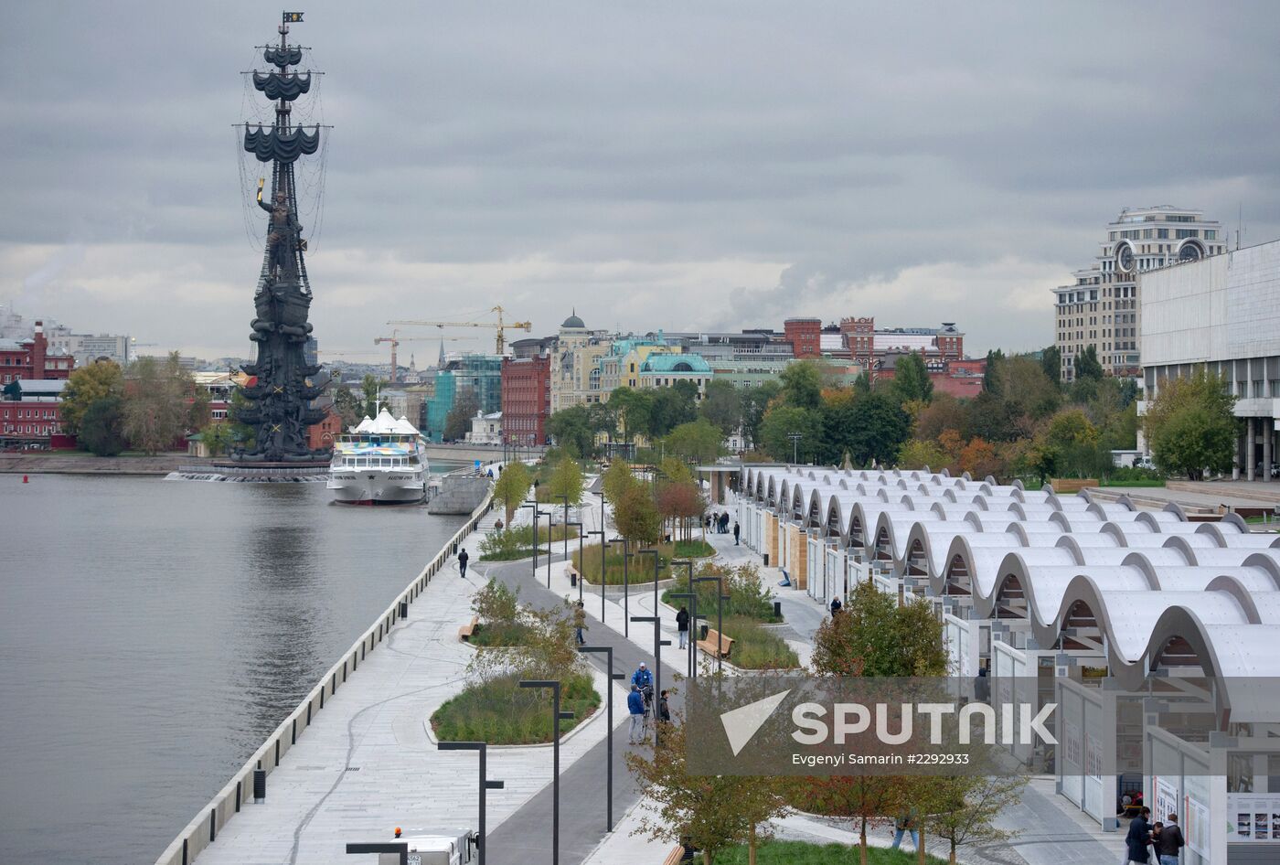 Krymskaya Embankment after reconstruction