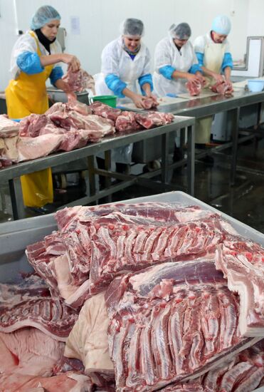 Porechye meat-processing factory in Kaliningrad Region