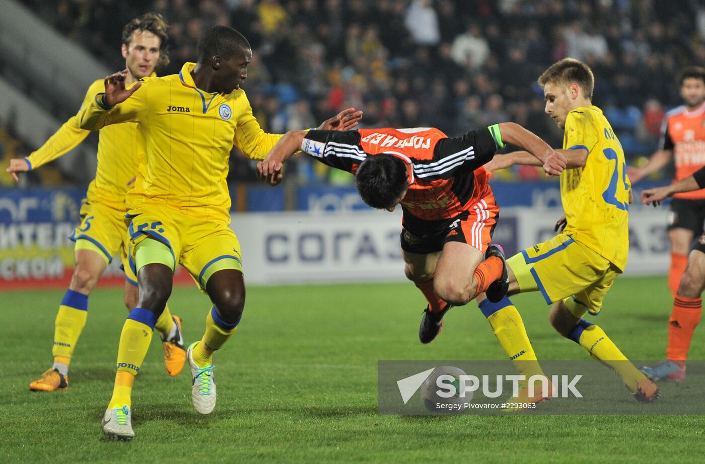 Russian Football Premier League. Rostov vs. Ural