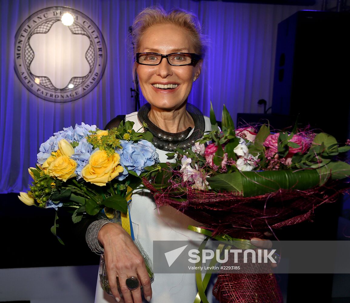 Olga Sviblova awarded Montblanc de la Culture Art Patronage