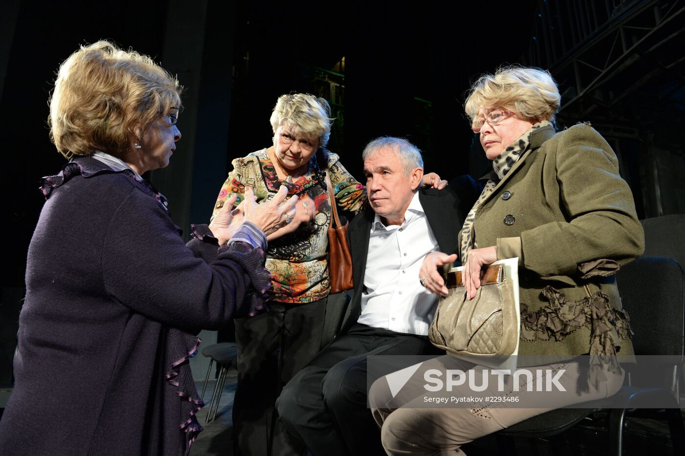 Meeting of 'Sovremennik' theater crew