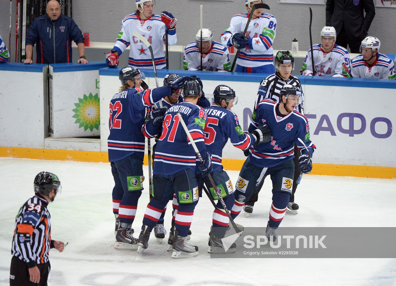 Kontinental Hockey League. Torpedo vs. SKA