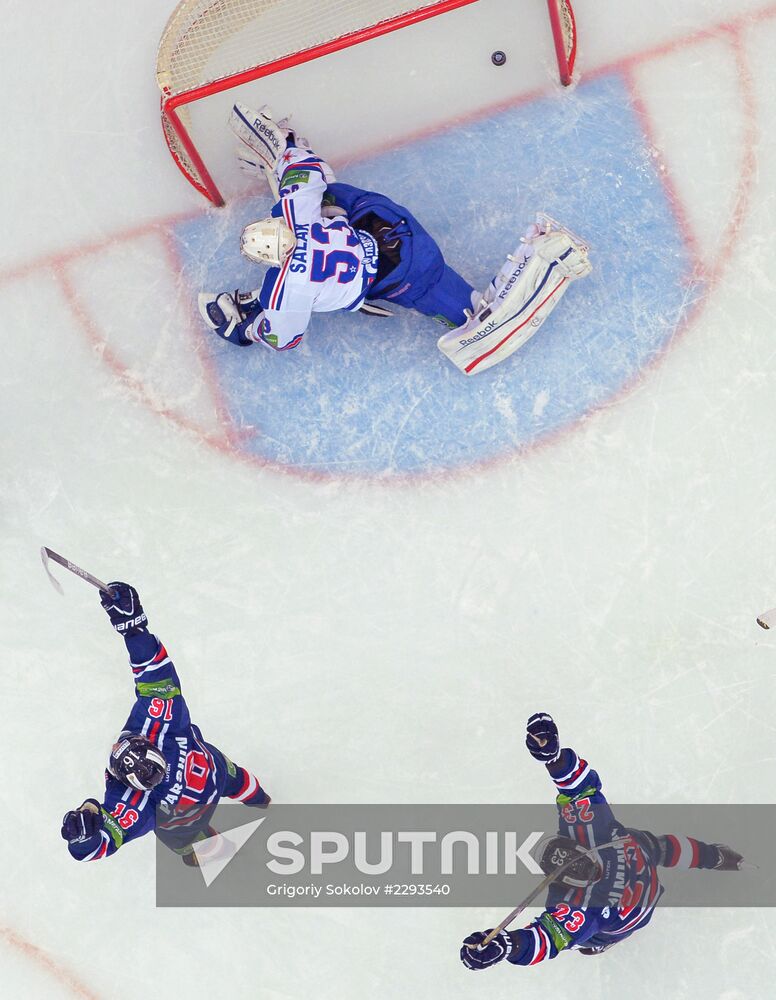 Kontinental Hockey League. Torpedo vs. SKA