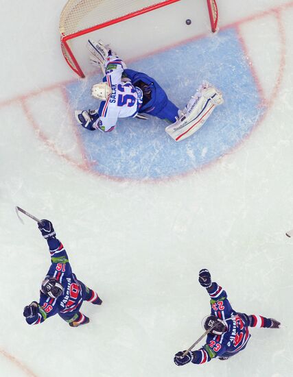 Kontinental Hockey League. Torpedo vs. SKA