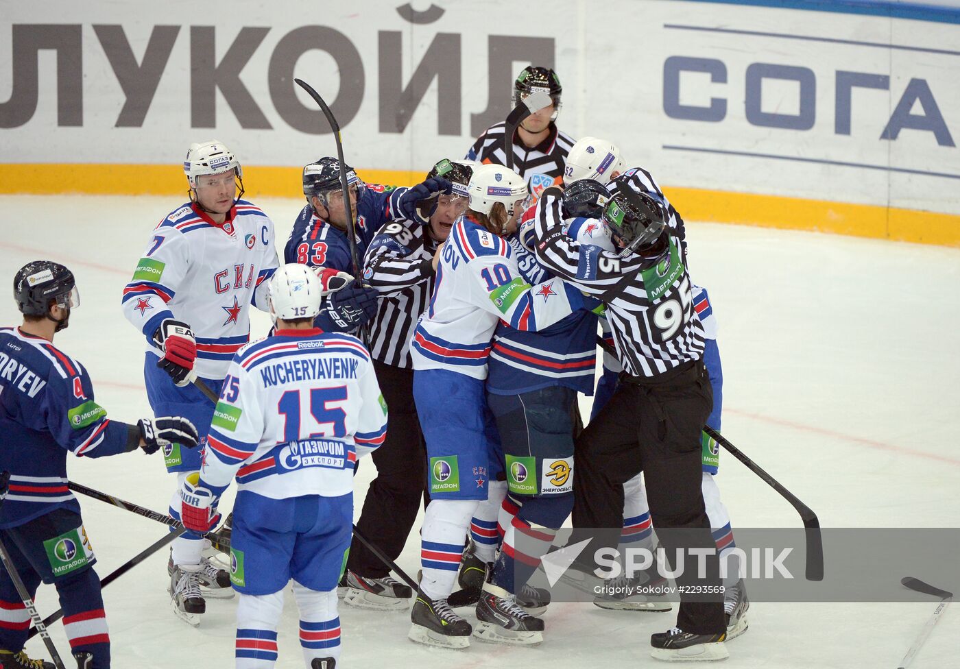Kontinental Hockey League. Torpedo vs. SKA