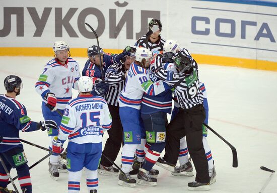 Kontinental Hockey League. Torpedo vs. SKA