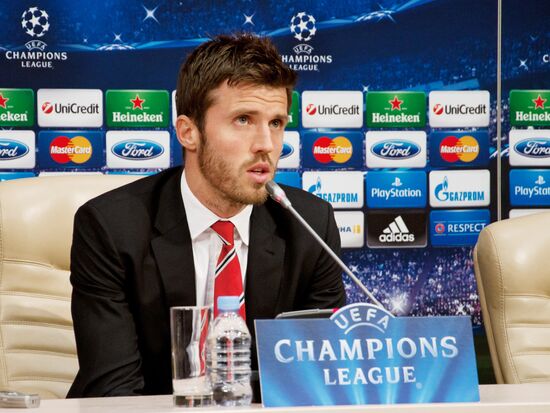 Football. News conference by FC Manchester United