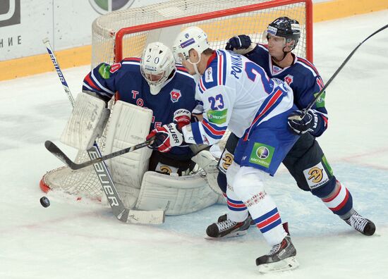 Kontinental Hockey League. Torpedo vs. SKA