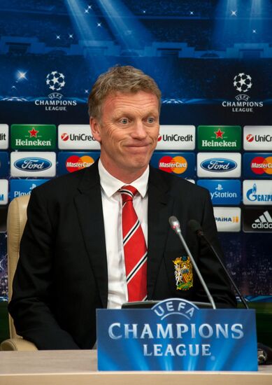 Football. News conference of FC Manchester United