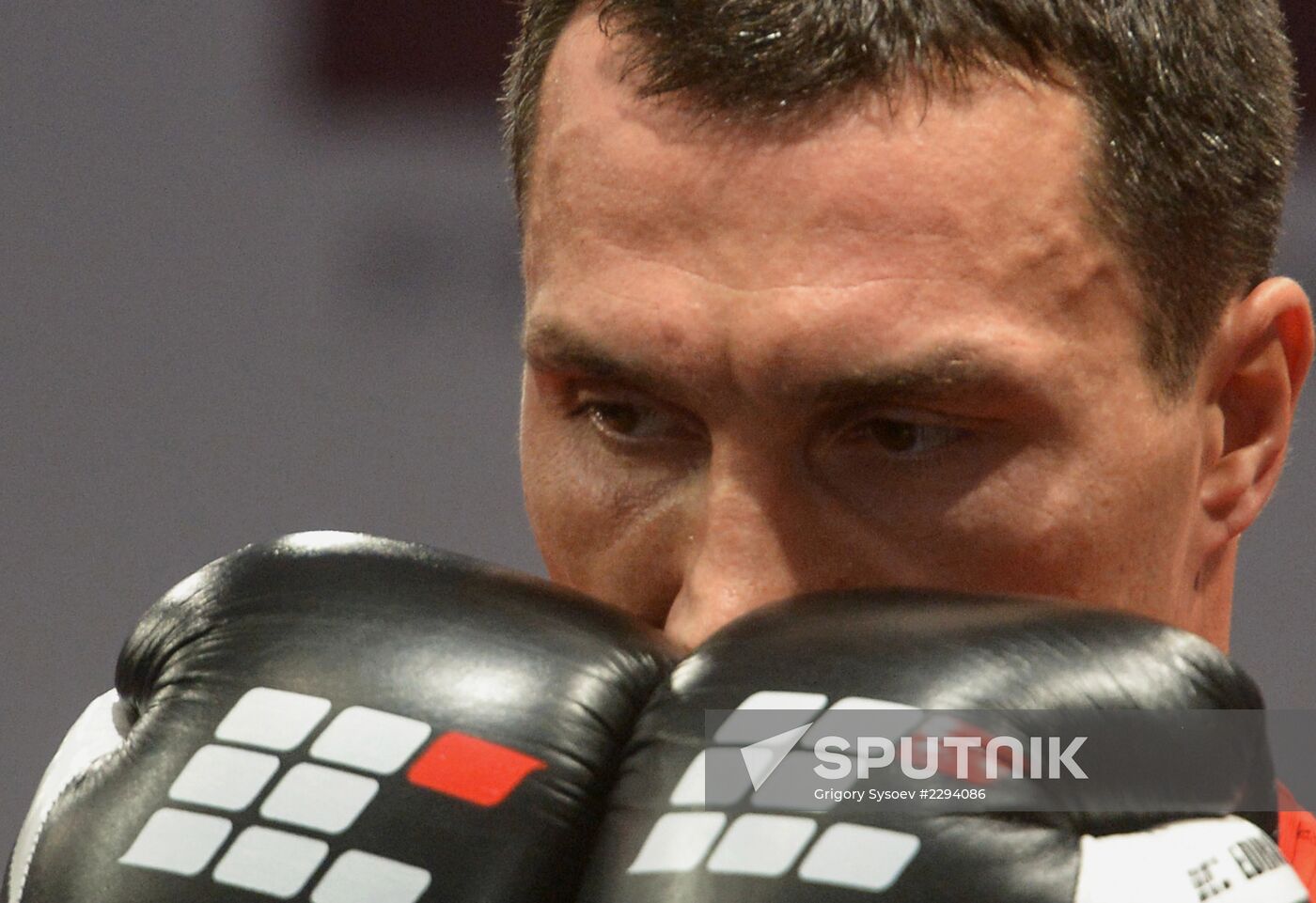 Boxing. Training of Povetkin and Klitschko before fight