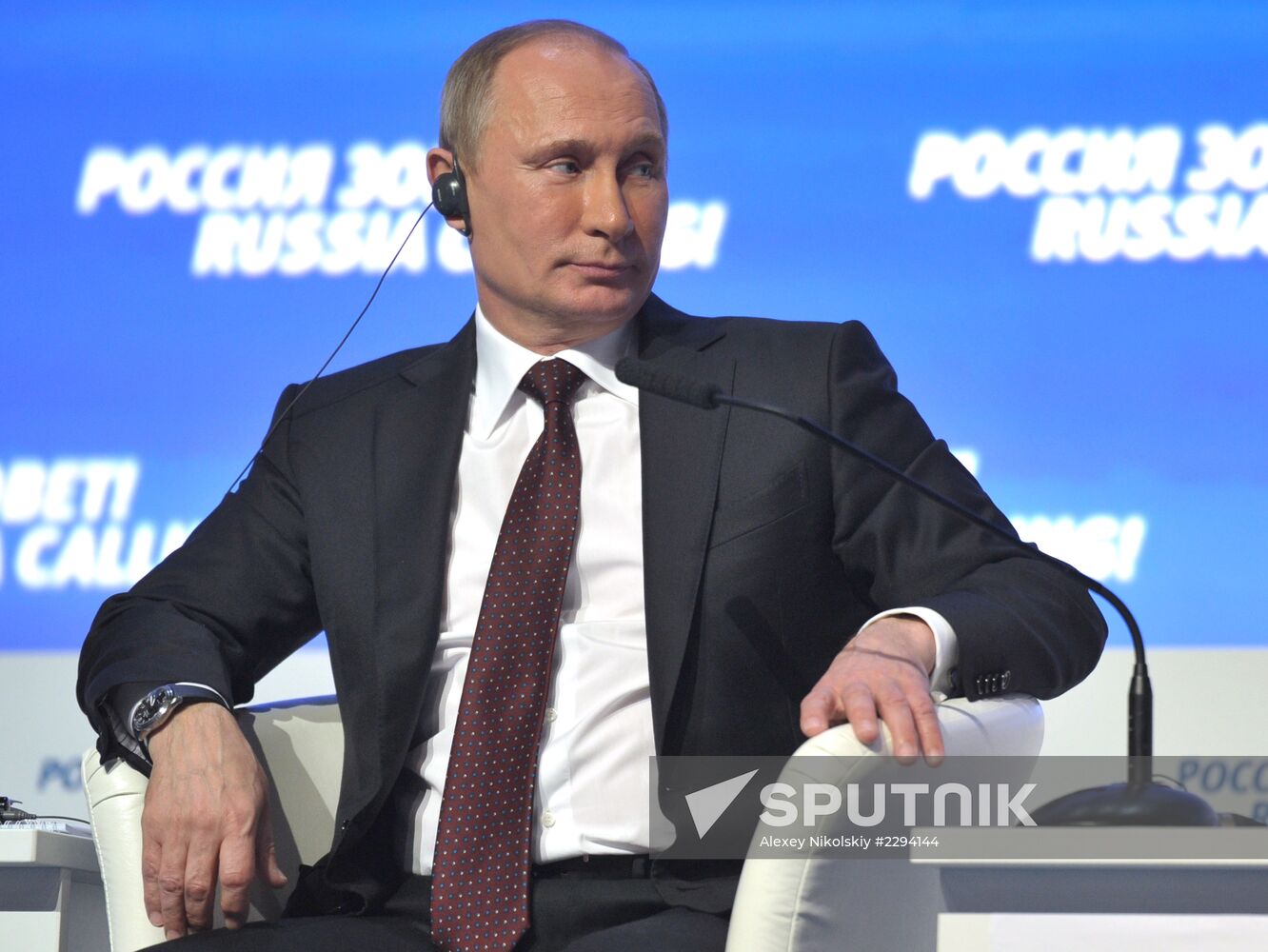 Vladimir Putin at VTB Capital Forum Russia Calling