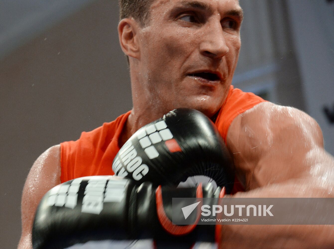 Boxing. Training of Povetkin and Klitschko before fight