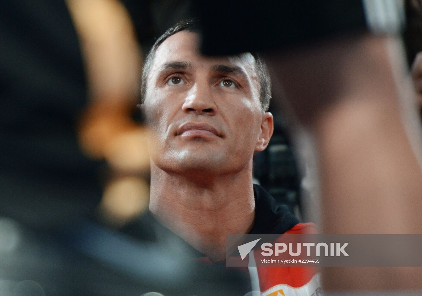 Boxing. Training of A.Povetkin and Vladimir Klitschko before fight