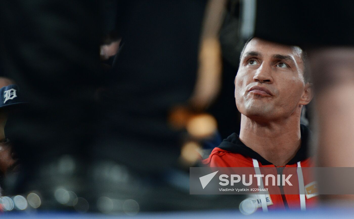 Boxing. Training of A.Povetkin and Vladimir Klitschko before fight
