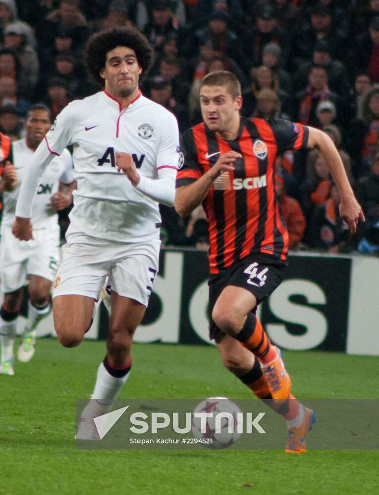 Football. Champions League. Shakhtar vs. Manchester United