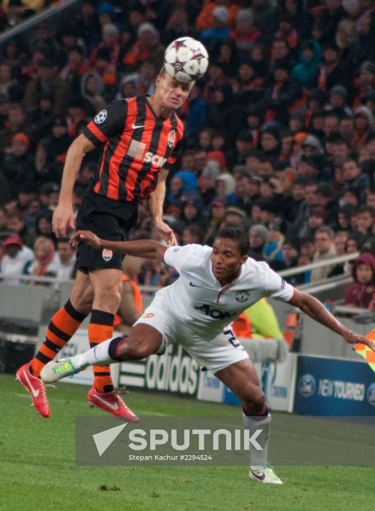 Football. Champions League. Shakhtar vs. Manchester United