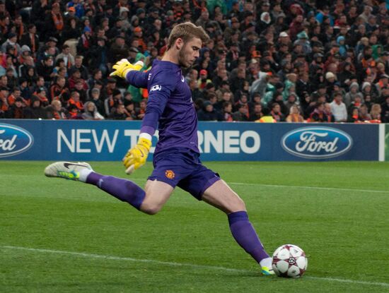 Football. Champions League. Shakhtar vs. Manchester United