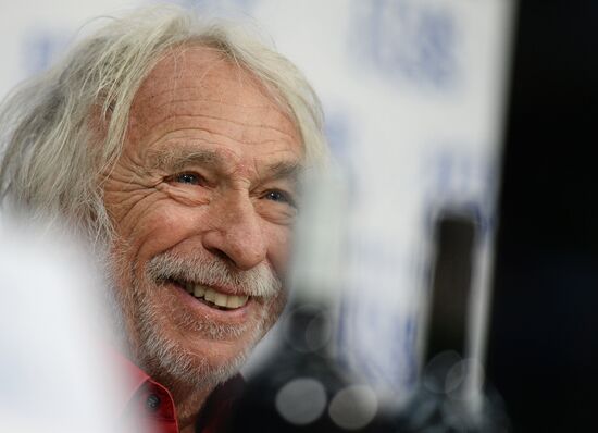 News conference with French actor Pierre Richard