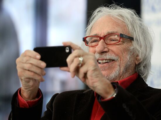 News conference with French actor Pierre Richard