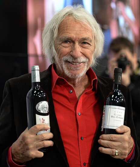 News conference with French actor Pierre Richard