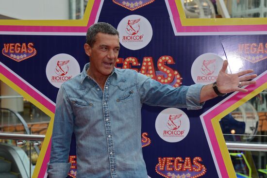 Ceremony of laying Antonio Banderas star of fame