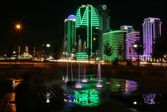 Grozny before 195th anniversary celebration