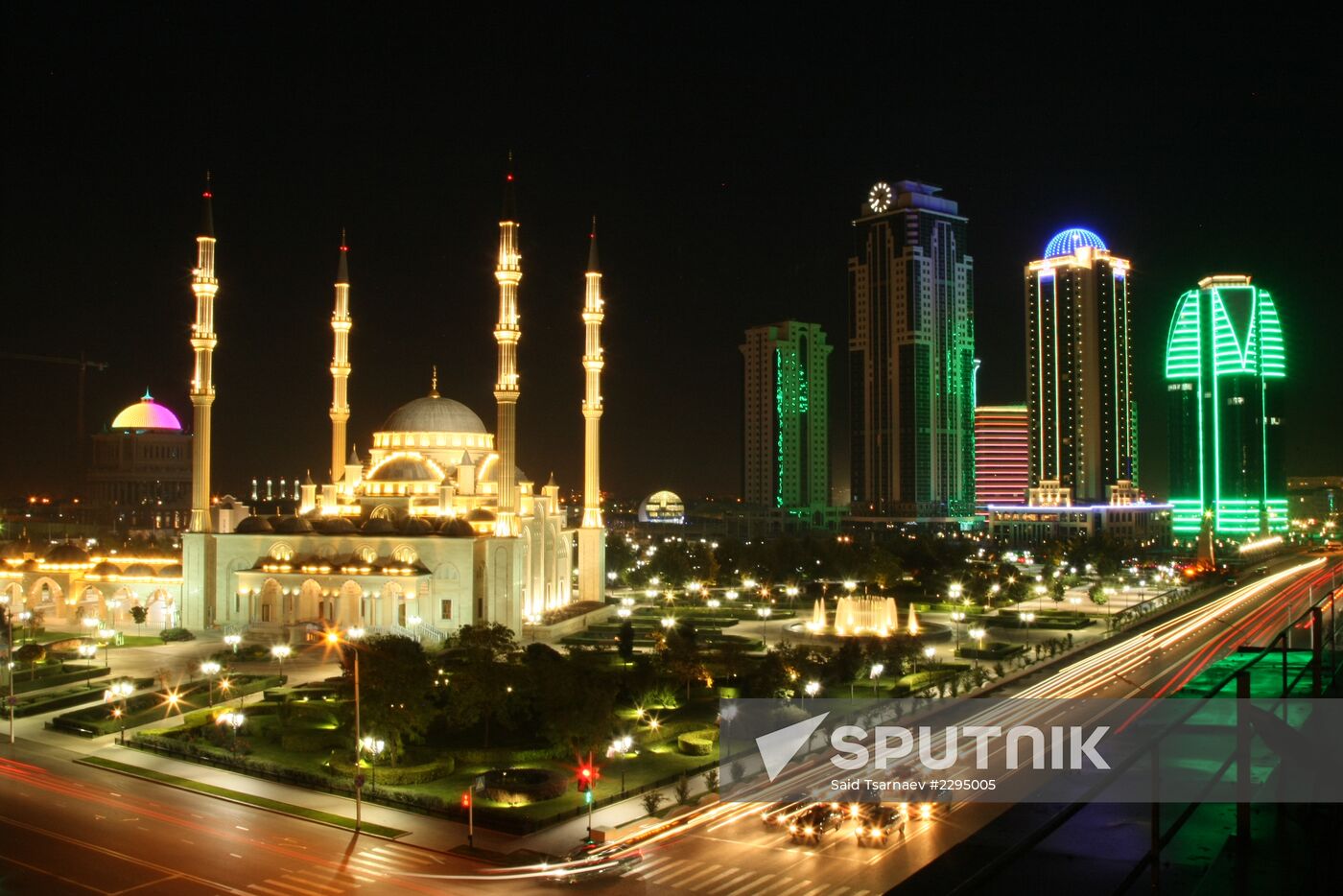 Grozny before 195th anniversary celebration