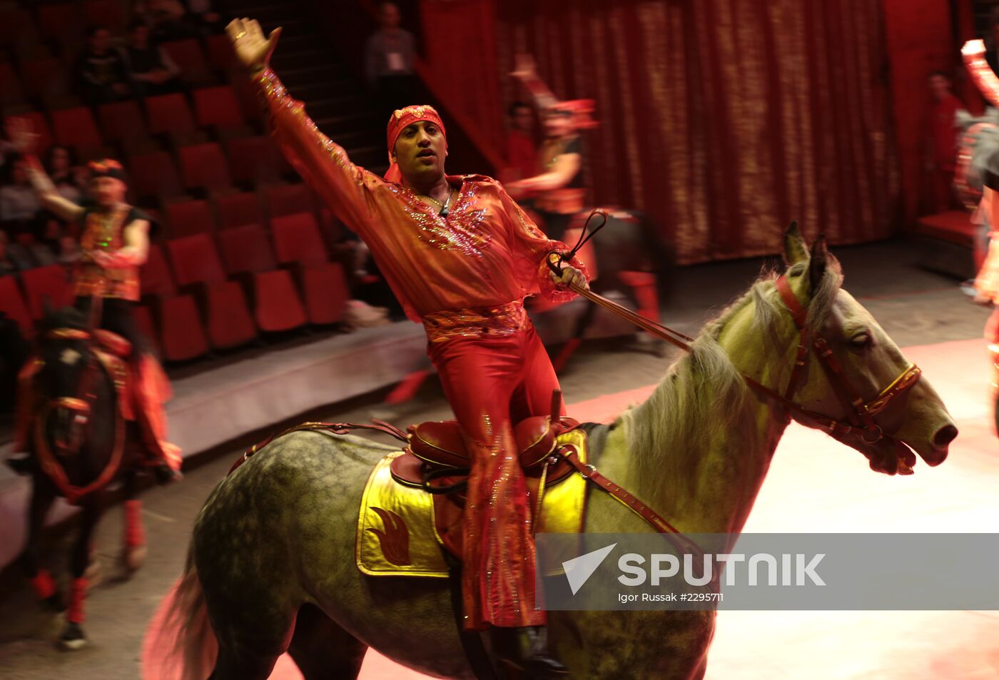 New program in Slava Polunin Circus