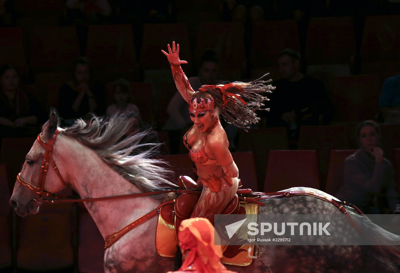 New program in Slava Polunin Circus