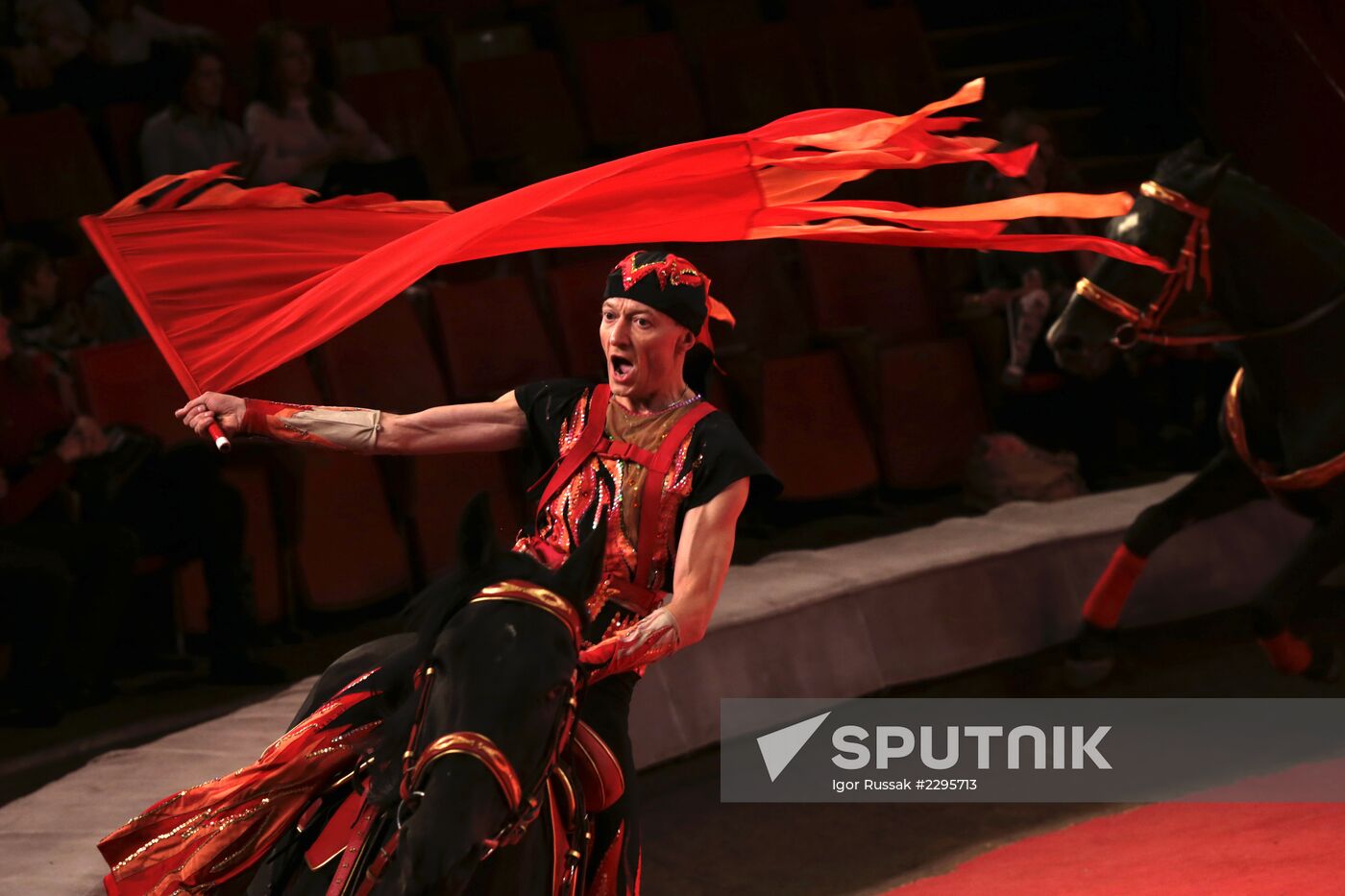 New program in Slava Polunin Circus