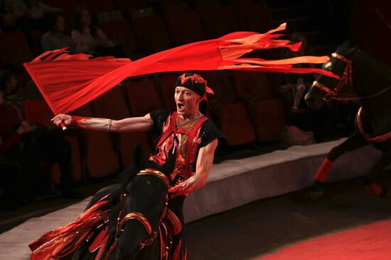 New program in Slava Polunin Circus