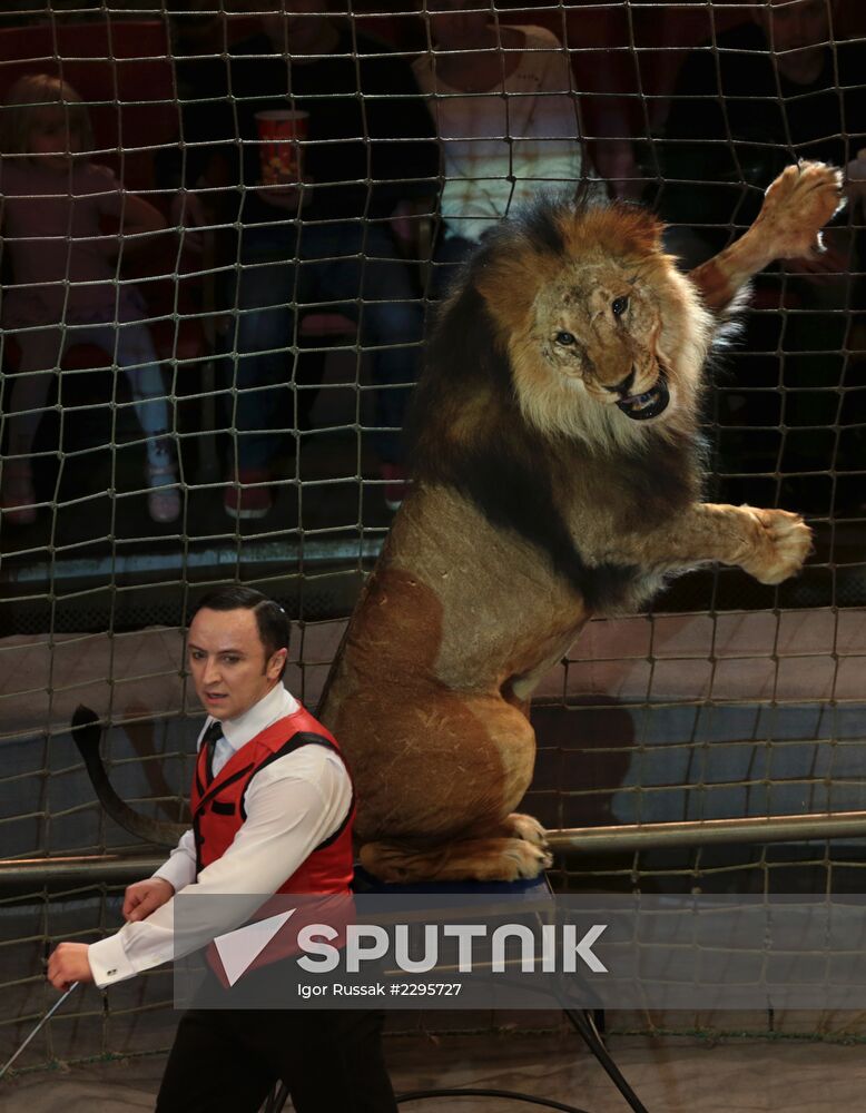 New program in Slava Polunin Circus