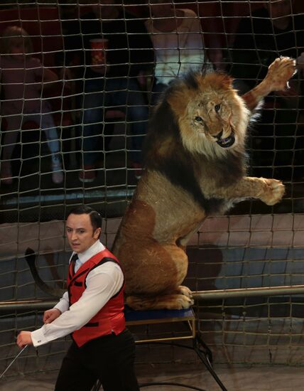 New program in Slava Polunin Circus