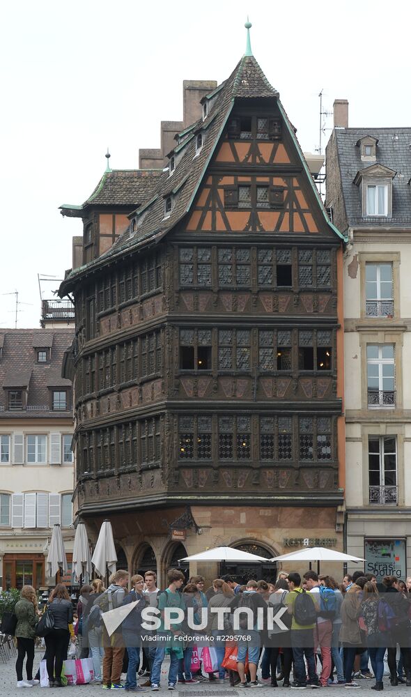 World cities. Strasbourg