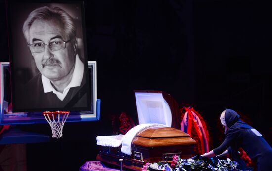 Funeral service for Soviet basketball player Sergey Belov