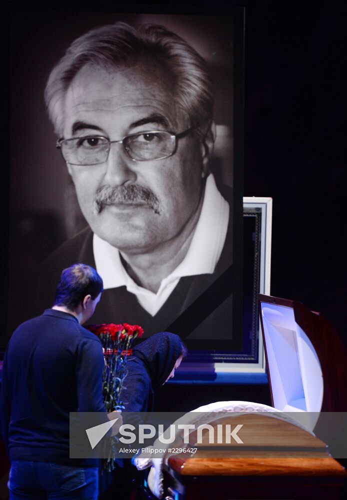 Funeral service for Soviet basketball player Sergey Belov
