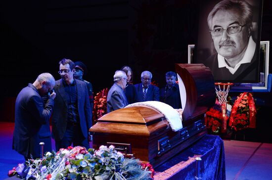 Funeral service for Soviet basketball player Sergey Belov