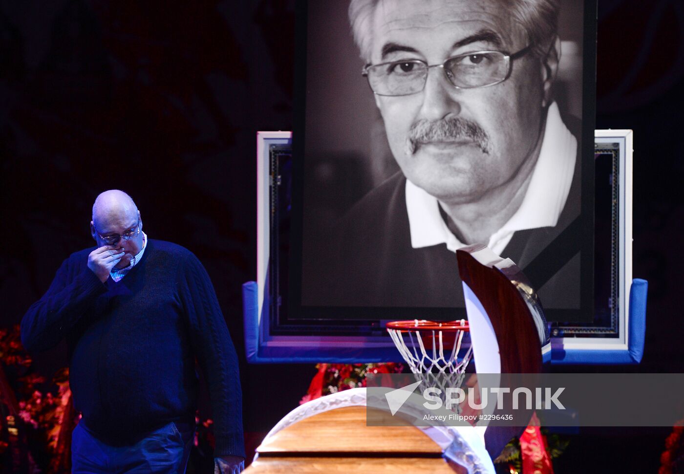 Funeral service for Soviet basketball player Sergey Belov