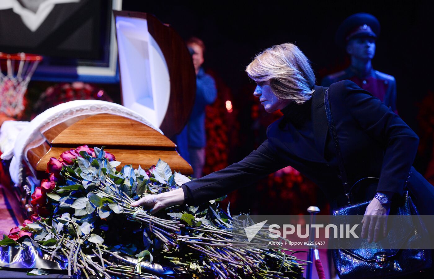 Funeral service for Soviet basketball player Sergey Belov