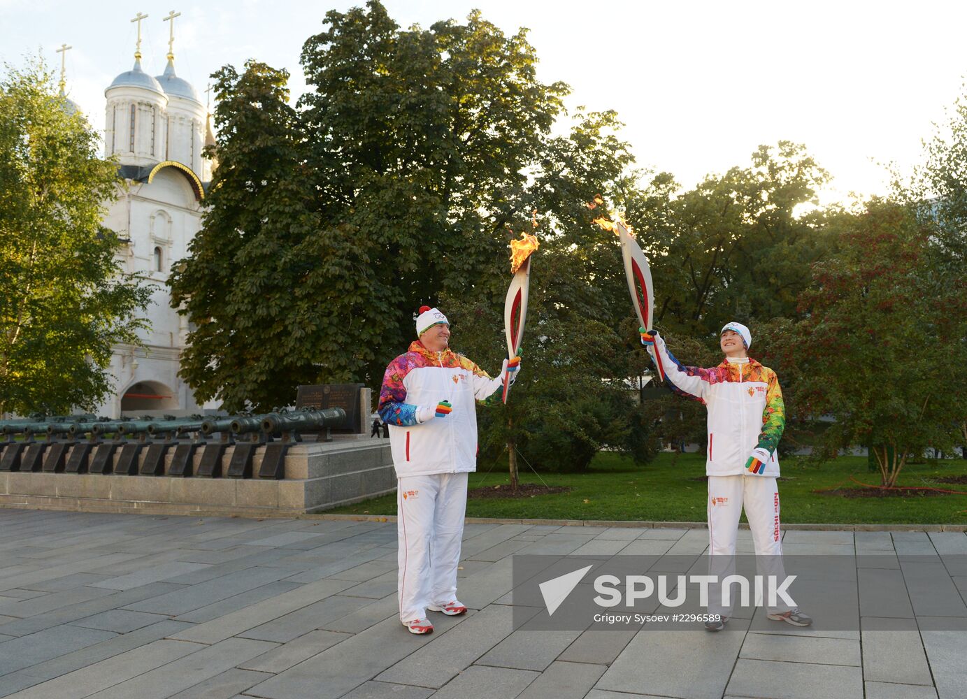 Start of Sochi 2014 Olympic torch relay